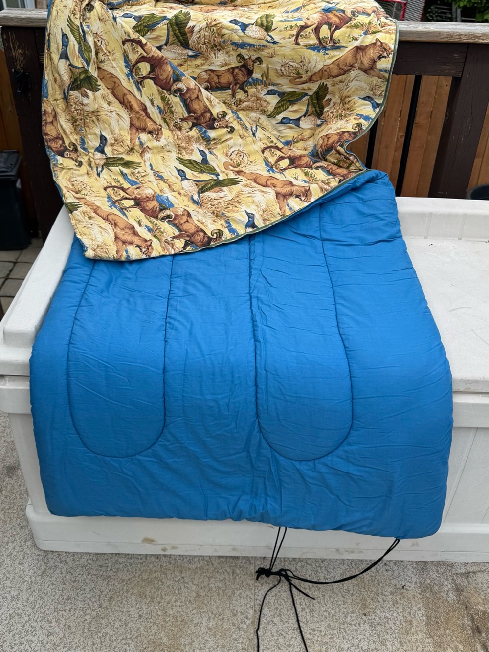Vintage Coleman sleeping bag